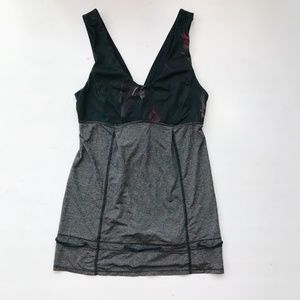Lululemon Hustle and Bustle Tank Dark Floral Print